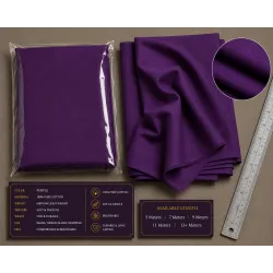 Purple Turban Cloth for Imama and Dastar – Traditional Islamic Cotton Fabric