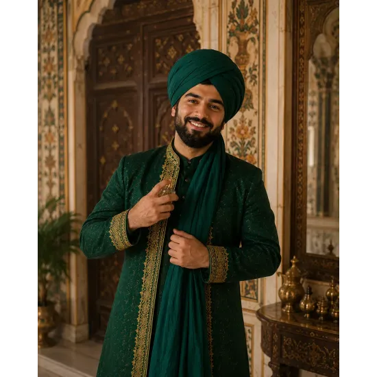 formal dress with turban Punjabi Formal Dress For Men With Turban