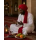 Solid Red Turban Cloth for Imama and Dastar – Traditional Islamic Cotton Fabric