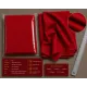 Solid Red Turban Cloth for Imama and Dastar – Traditional Islamic Cotton Fabric