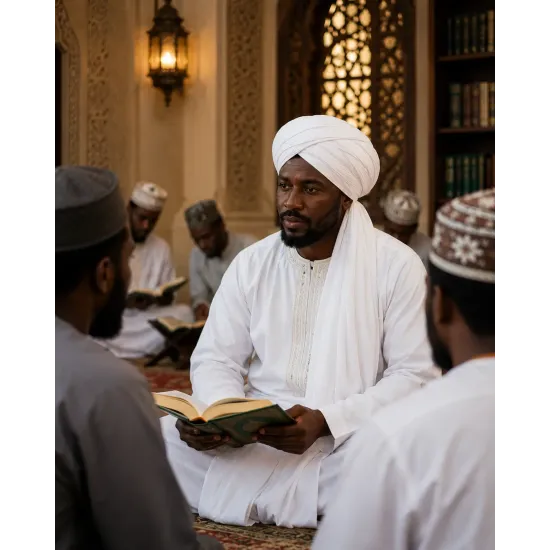 White Turban Cloth for Imama and Dastar – Traditional Islamic Cotton Fabric