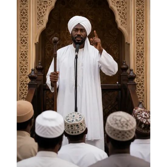 White Turban Cloth for Imama and Dastar – Traditional Islamic Cotton Fabric