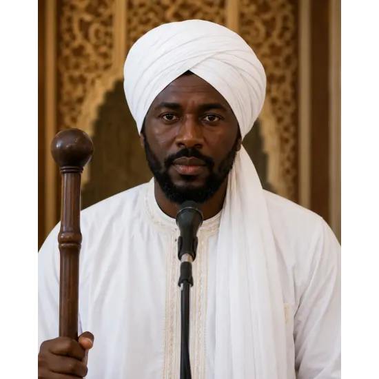 White Turban Cloth for Imama and Dastar – Traditional Islamic Cotton Fabric