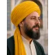 Yellow Turban Cloth for Imama and Dastar – Traditional Islamic Cotton Fabric
