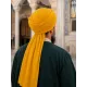 Yellow Turban Cloth for Imama and Dastar – Traditional Islamic Cotton Fabric