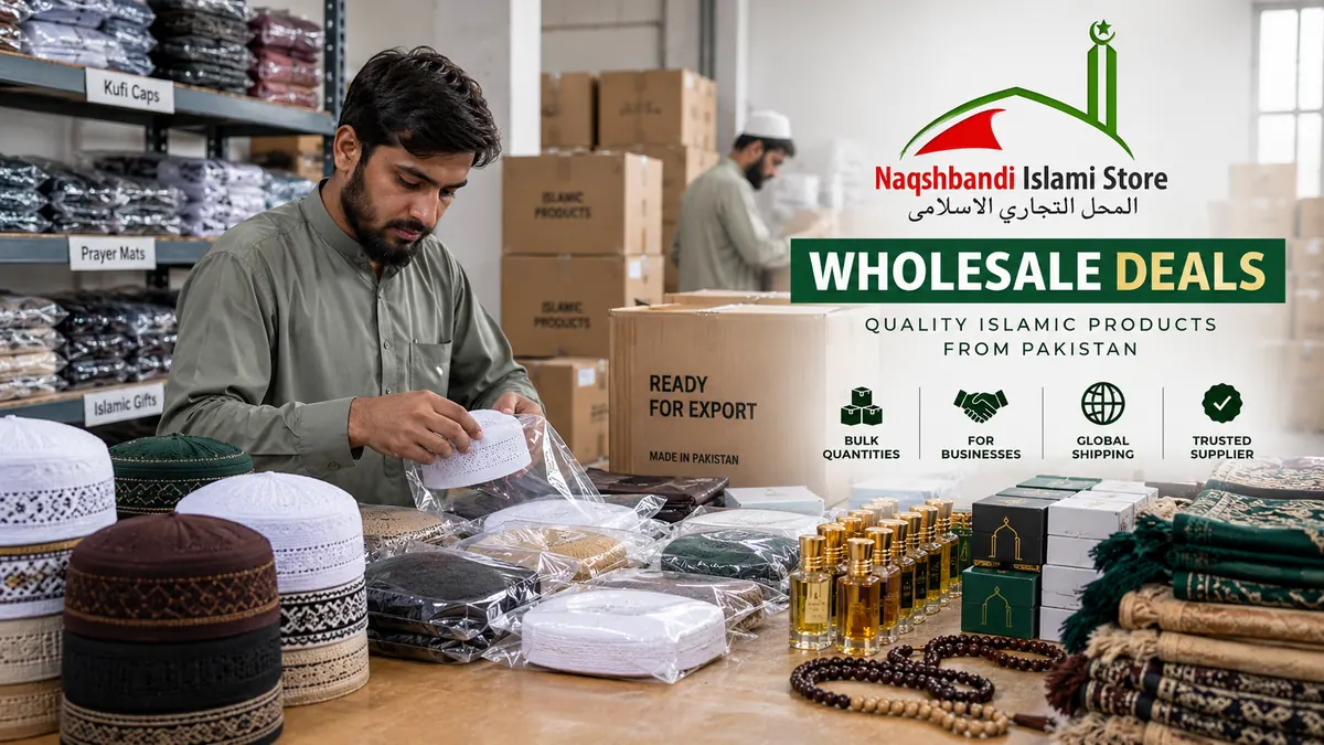 Wholesale Islamic products and bulk deals from Pakistan by Naqshbandi Islami Store